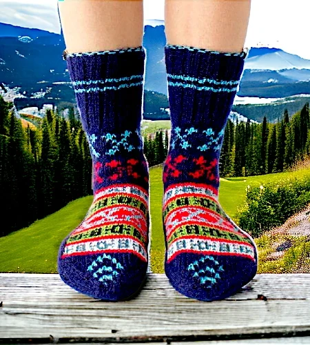 Cosy Himalayan Creations: Women-Crafted Knitted Socks