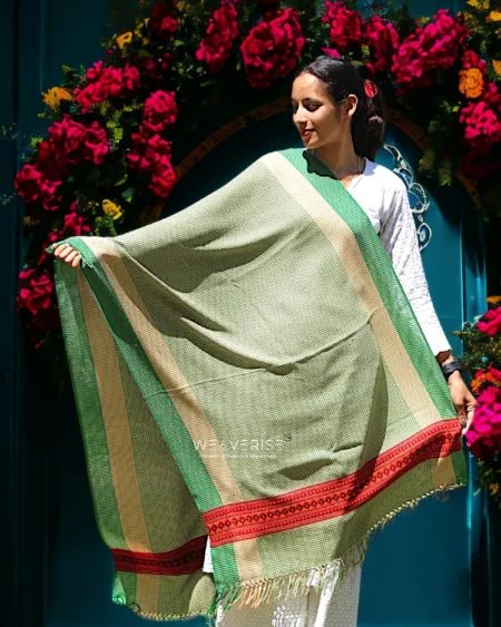 Luxury Loom-Woven Stole – Authentic Weaver Craftsmanship