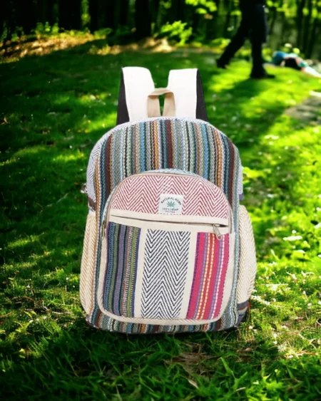 Stylish Hemp Bag Backpack - Sustainable Choice for Adventurers