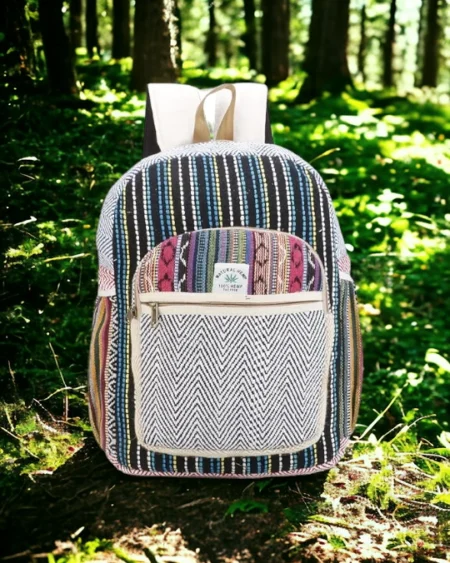 Stylish Hemp Bag Backpack - Cotton Himachali Pahadi Style backpack