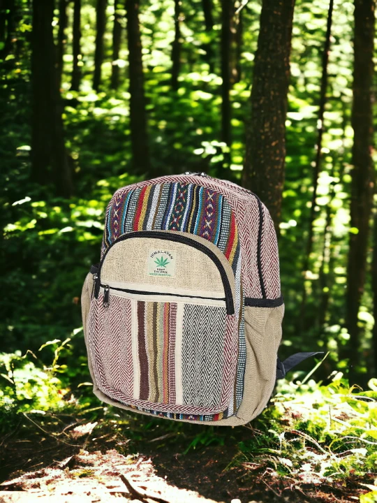 Himalayan Hemp Stylish Trendy Backpack - Eco-Friendly In Trends 2024