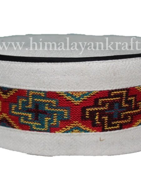 Centre Border White Cap