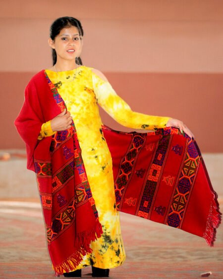 Authentic Kinnauri Handwoven Shawl - Artisanal Craftsmanship Himachal Box