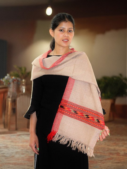 Handcrafted Himalayan Woolen Stole - Elegant and Cozy for Women Himachalbox