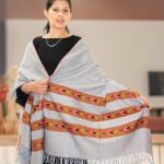 Kullu Weave Pure Wool Scarf - Exquisite Handloom Women's Accessory Himachal Box