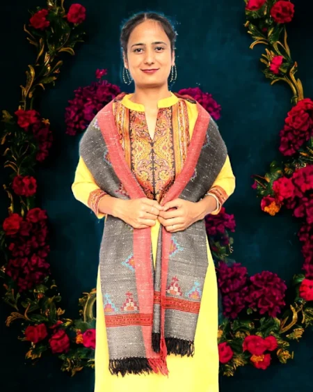 Kullu Craft: Luxurious Pure Wool Women's Stole