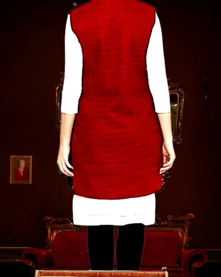 Sleeveless Women’s Long Jacket