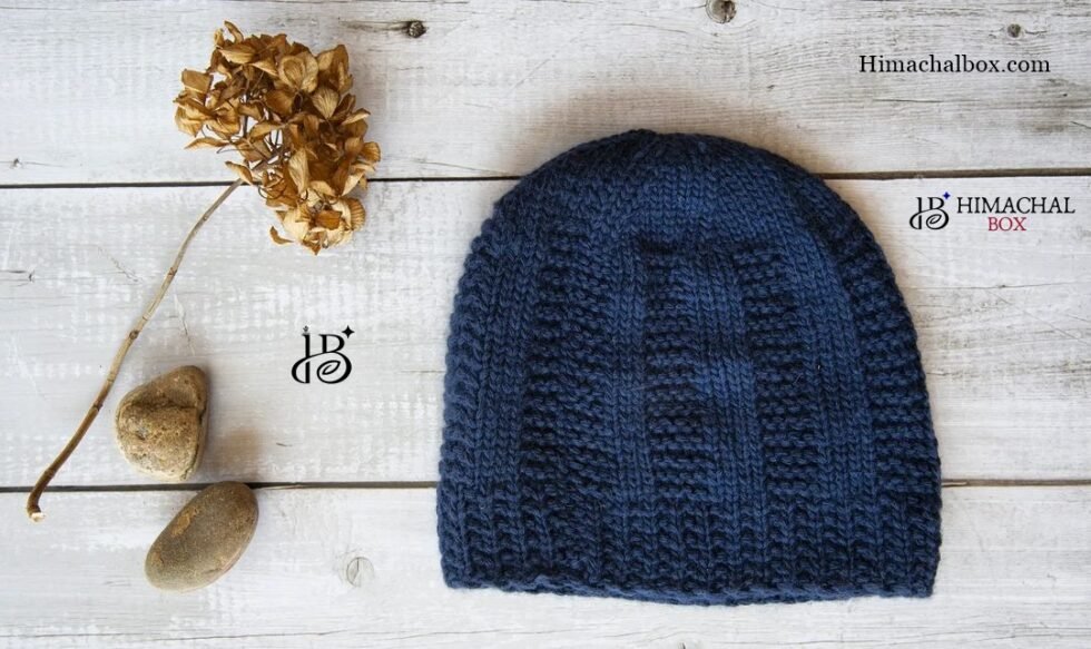 Authentic Kullu Valley Beanie | 100% Merino Wool | Hand-Knitted by Himalayan Knitters