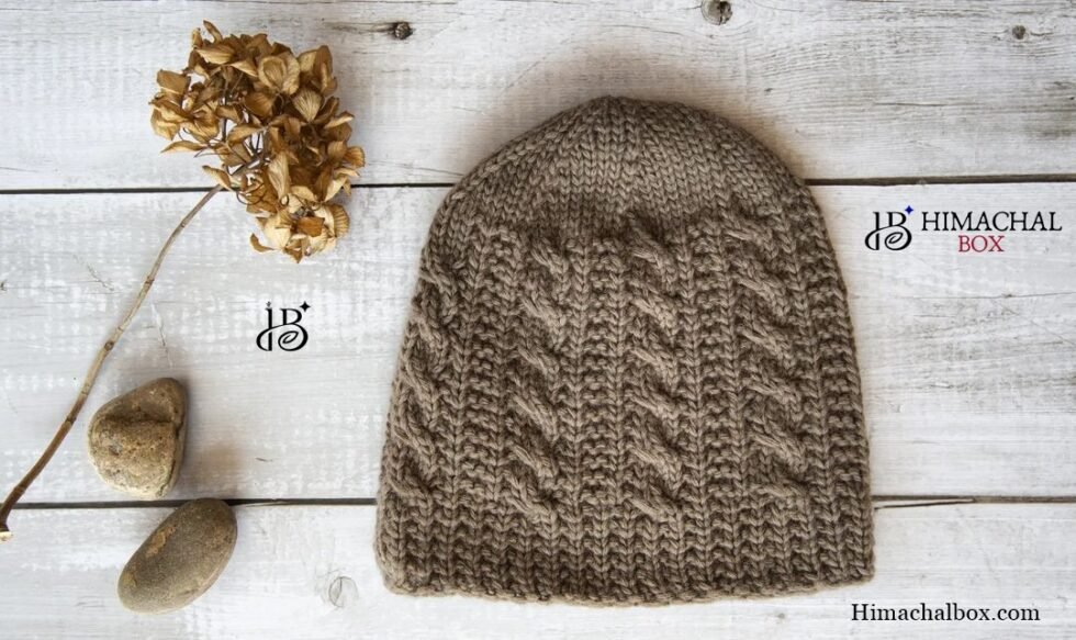 Authentic Kullu Valley Beanie | 100% Merino Wool | Hand-Knitted by Himalayan Knitters