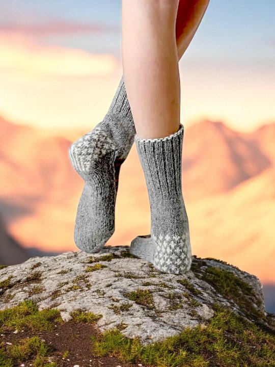 Handmade Angora Socks