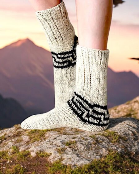 Pure Angora Wool Socks – Himalayan Craft from Kullu for Winter Protection