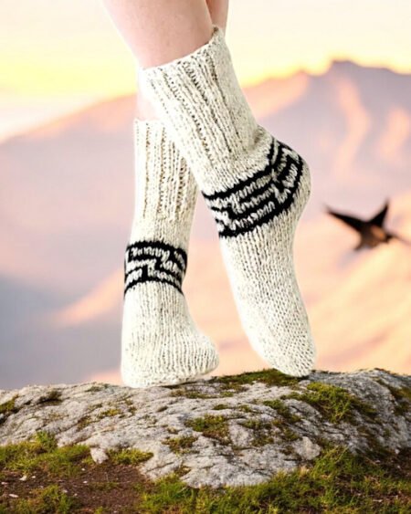 Pure Angora Wool Socks – Himalayan Craft from Kullu for Winter Protection