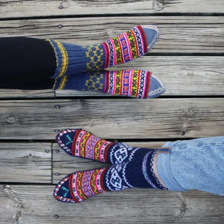 Luxury Combo: Angora & Pure Wool Socks – Hand-Knitted in Kullu Manali