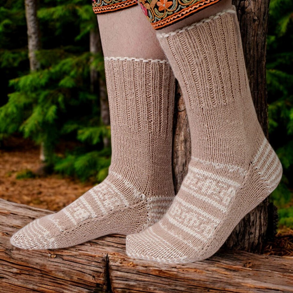Eco-Friendly Angora Wool Socks – Hand-Knitted in the Himalayas
