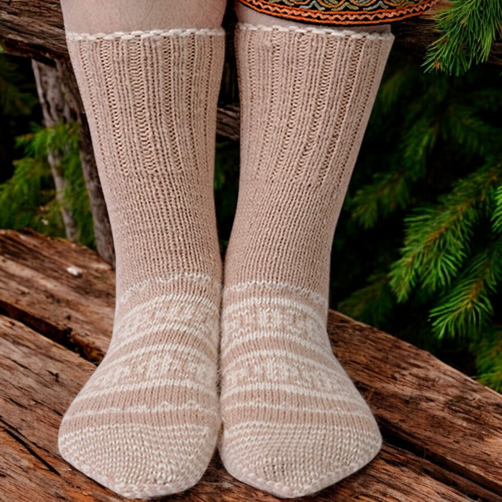 Eco-Friendly Angora Wool Socks – Hand-Knitted in the Himalayas