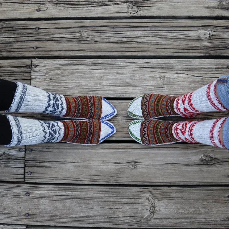 Warm Winter Combo: Hand-Knitted Pure Wool Socks from Himachal