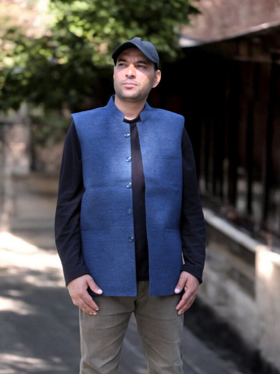 Classic Tweed Half Jacket – Hand-Tailored in Kullu Valley