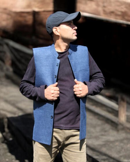 Classic Tweed Half Jacket – Hand-Tailored in Kullu Valley