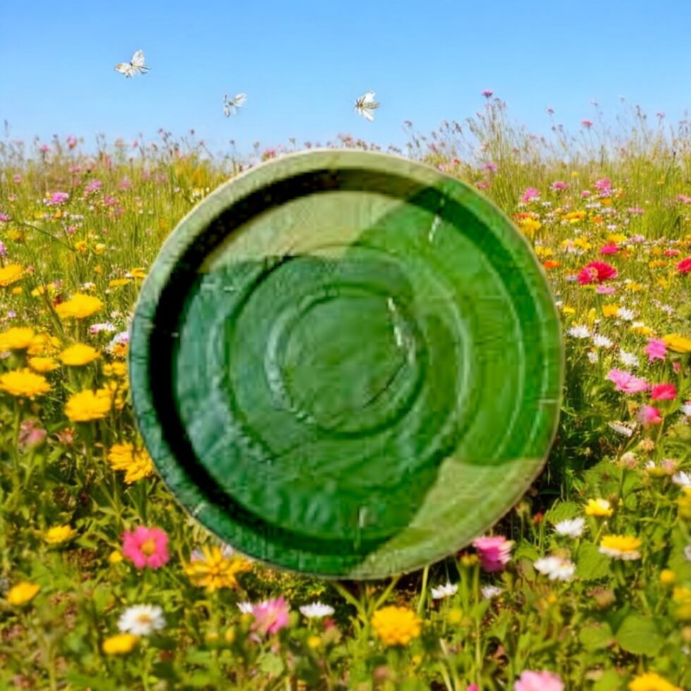 Himachali Dham Disposal Palash Leaf Plates - Bio-Degradable & Stylish - Eco Friendly- Hand made 3- Himachalbox.com