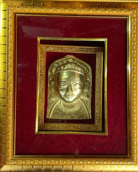 Himachal Devta Mukut Framed in Brass