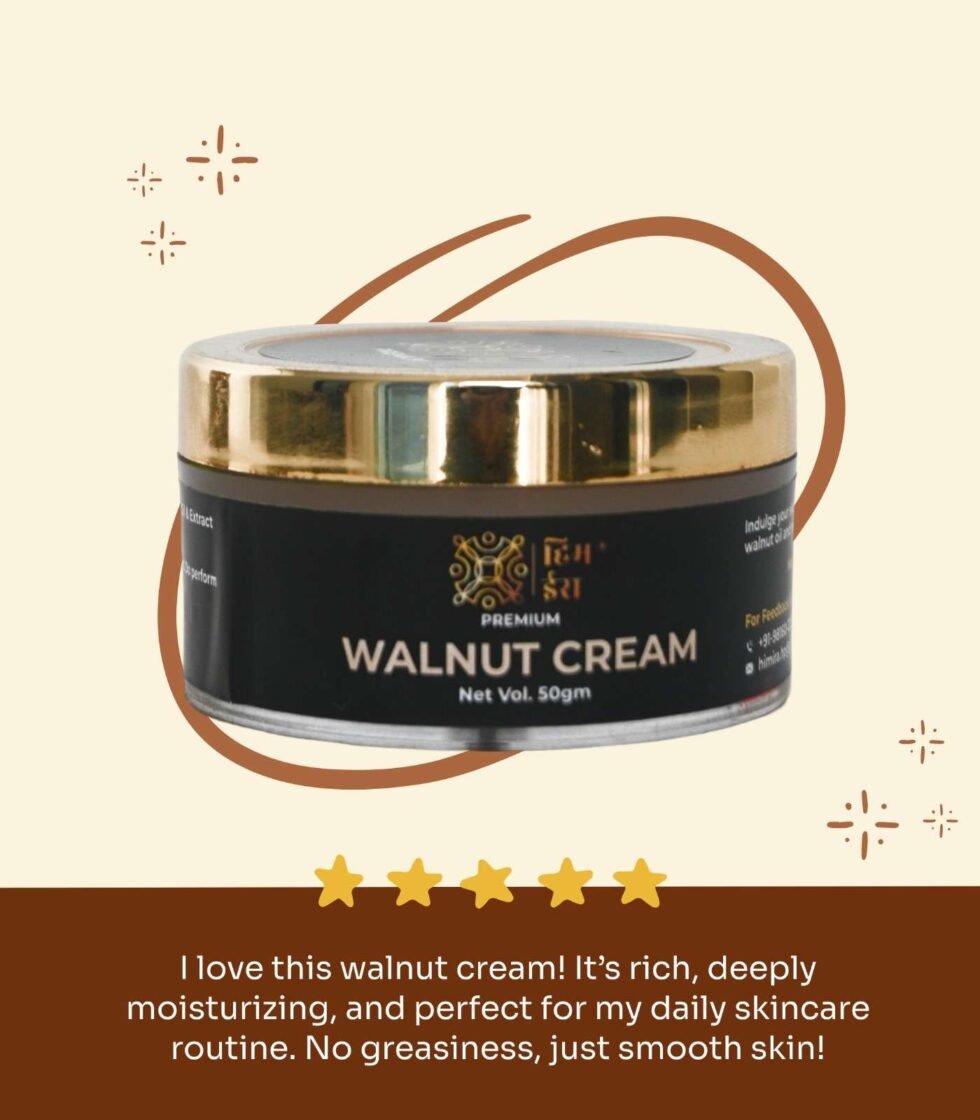 Deeply Hydrating Walnut Face Cream for All Skin Types
