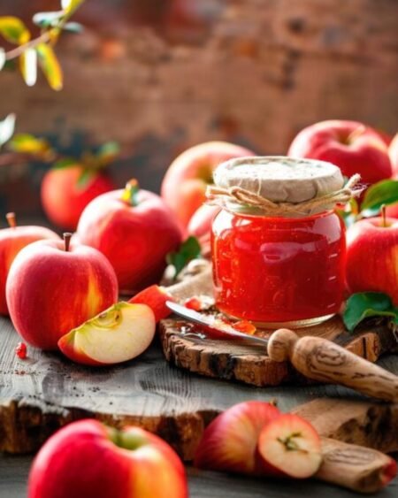 Home Made Apple Jam – Pure & Naturally Sweet (500g)
