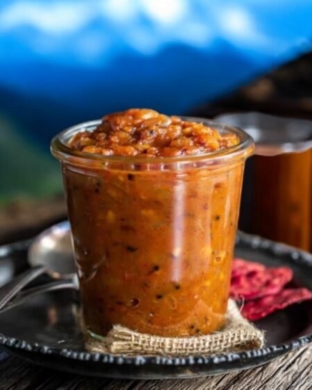 Himachali Apple Home Made Chutney - Tangy and Crispy - Himachalbox.com
