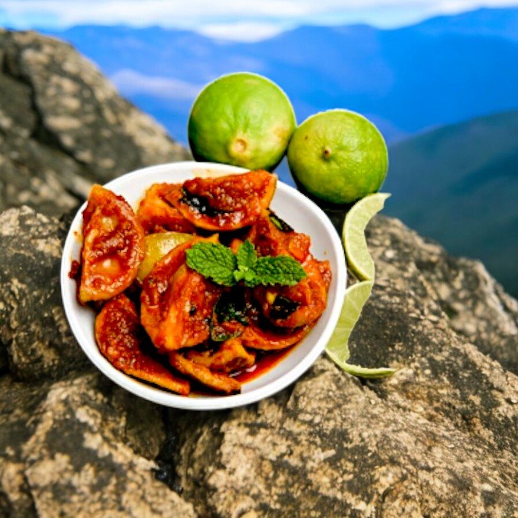 Home made Himachali Lemon Pickle - Himachalbox.com