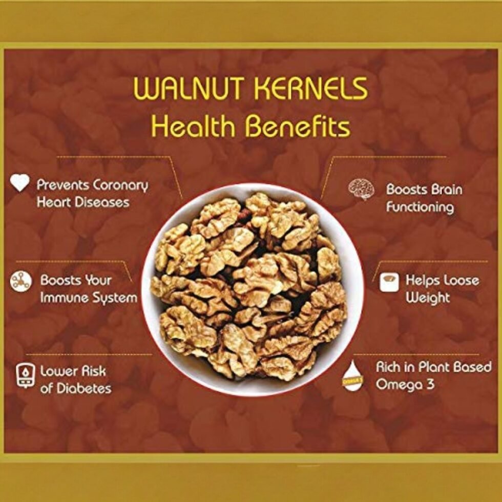 Premium Himalayan Organic Walnuts (Akhrot) Kagzi– 100% Natural & Handpicked