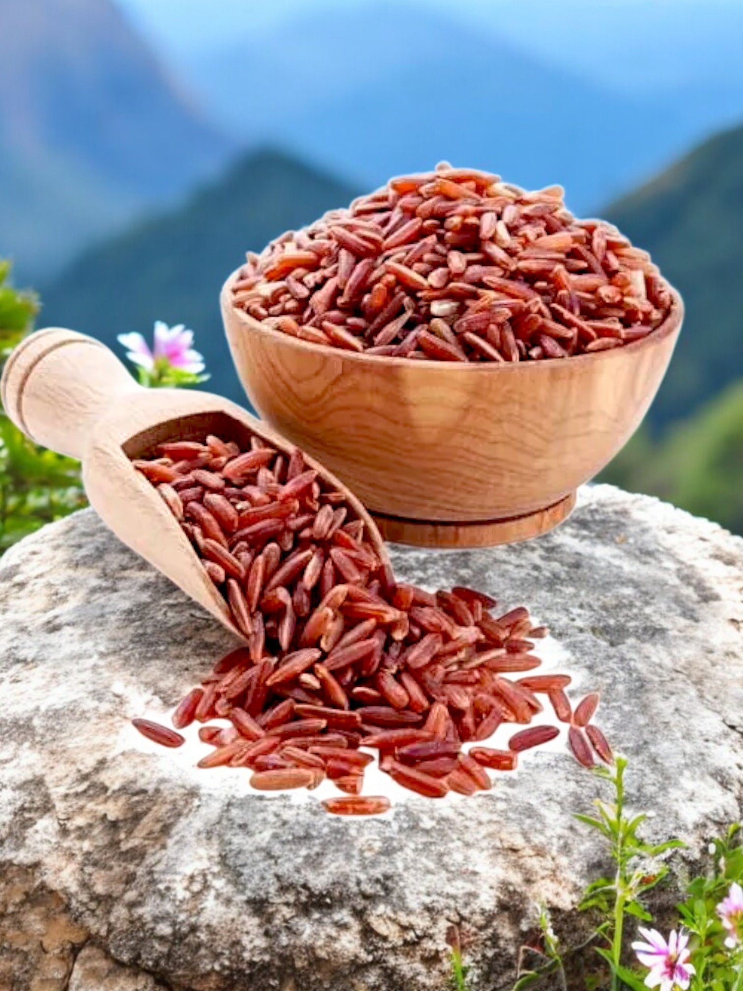 Organic Red Rice Home Grown Chamba - Himachalbox.com