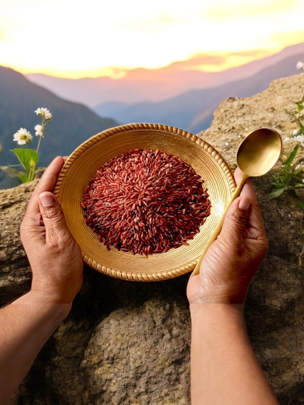 Organic Red Rice Home Grown Chamba - Himachalbox.com