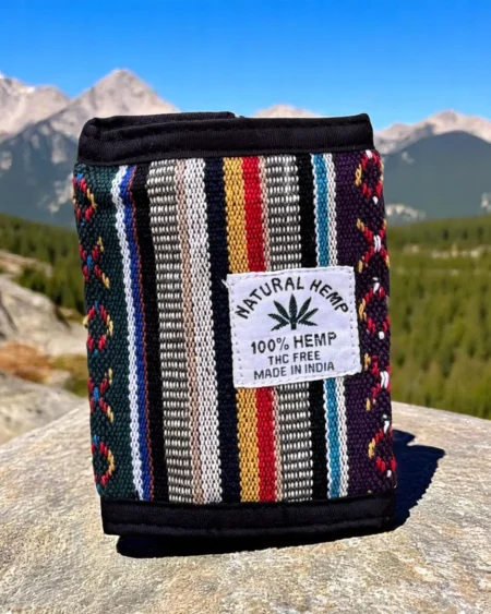 Trendy Pahadi Hemp Wallet – Crafted from Bhang in Kasol - Himachalbox.com