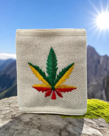 Leaf Hemp Wallet | Handmade in Kasol, Himachal