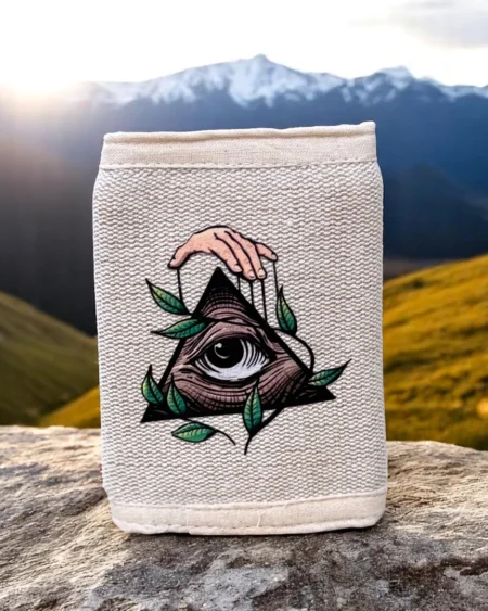 Trendy Pahadi Bhang Hemp Wallet – Himachal's Handcrafted Style - Himachalbox.com