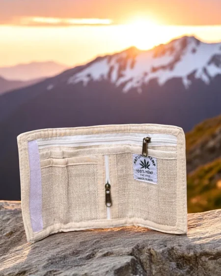 Trendy Pahadi Bhang Hemp Wallet – Himachal's Handcrafted Style - Himachalbox.com