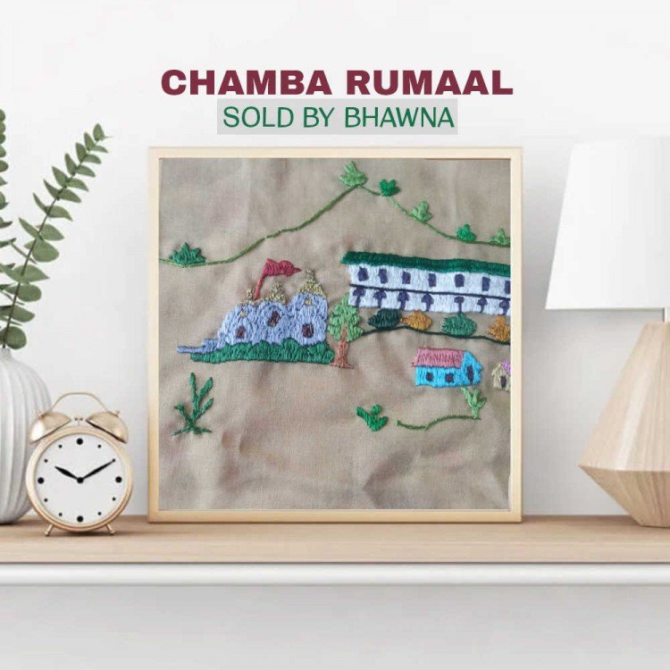 GI-Patented Chamba Rumaal - Authentic Himachal Embroidery Art