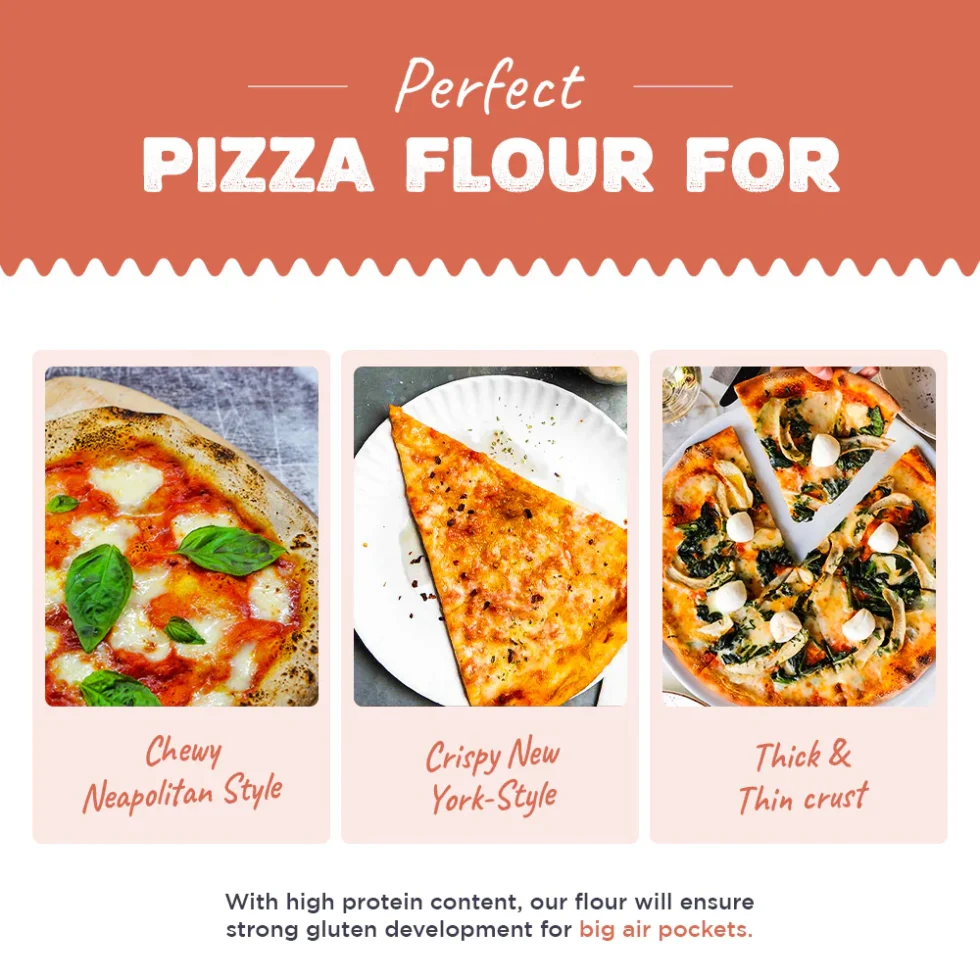 Raw Himalayas 00 Pizza Flour – Authentic Italian-Style Flour for Perfect Pizzas