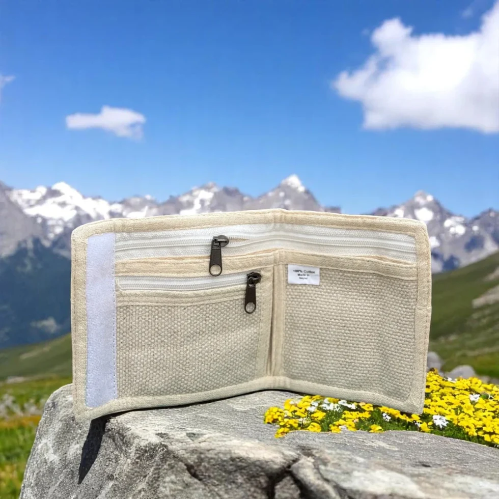 Himalayan Hemp Wallet – Kasol-Made Trendy Purse for Youth - Himachalbox.com