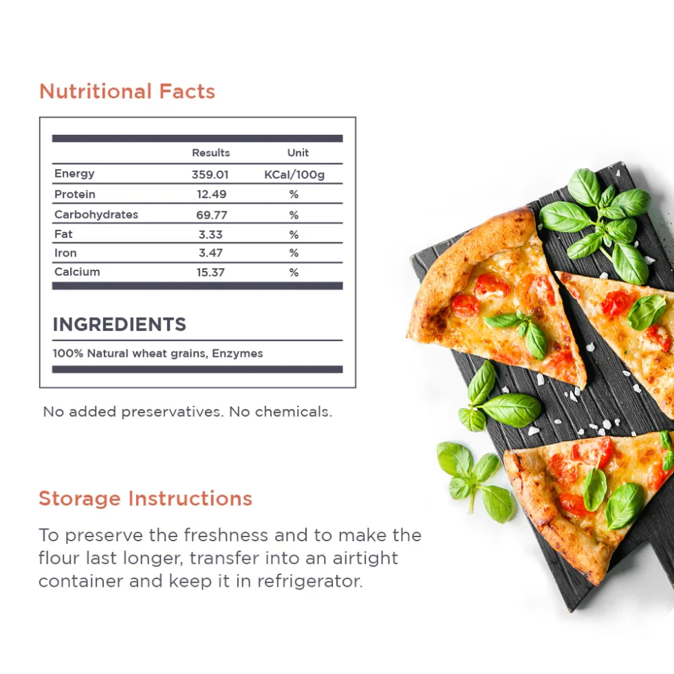 Raw Himalayas 00 Pizza Flour – Authentic Italian-Style Flour for Perfect Pizzas