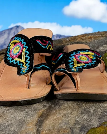 Authentic Chamba Chappal – Handcrafted GI-Tagged Leather Slippers from Himachal Pradesh - Himachalbox.com