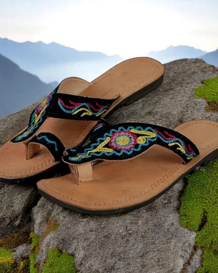 Authentic Chamba Chappal – Handcrafted GI-Tagged Leather Slippers from Himachal Pradesh