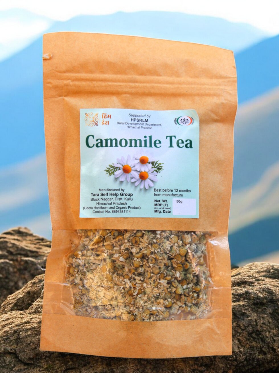 Camomile Tea – 100% Natural & Handcrafted From Kullu Himachal 50g HimachalBox