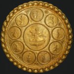 Chamba Thal – Handcrafted Brass Plate with Traditional Embossed Designs from Himachal