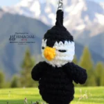 Handmade Crochet Penguin Keychain – Cute Winter Accessory Available on HimachalBox
