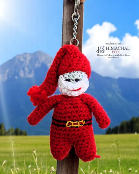 Handmade Crochet Keychain – Cute Himachali Accessory by Local Artisans HimachalBox