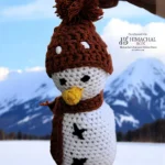 Handmade Crochet Snowman Keychain Toy – Winter Charm HimachalBox Exclusive