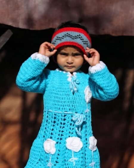 Kids Ear Warmer Hand Knitted By Women's of Kullu Manali