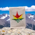 Rasta Leaf Wallet – Handmade from Himalayan Hemp -HimachalBox.com