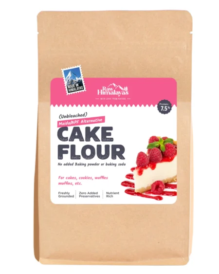 Raw Himalayas Cake Flour – Freshly Milled, Unbleached, and Naturally Soft - Himachalbox.com