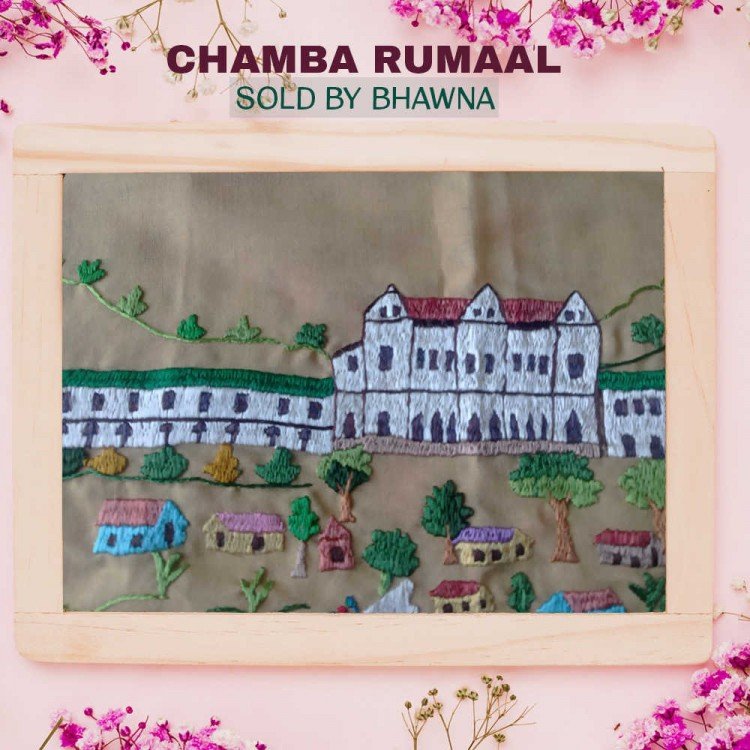 GI-Patented Chamba Rumaal - Authentic Himachal Embroidery Art